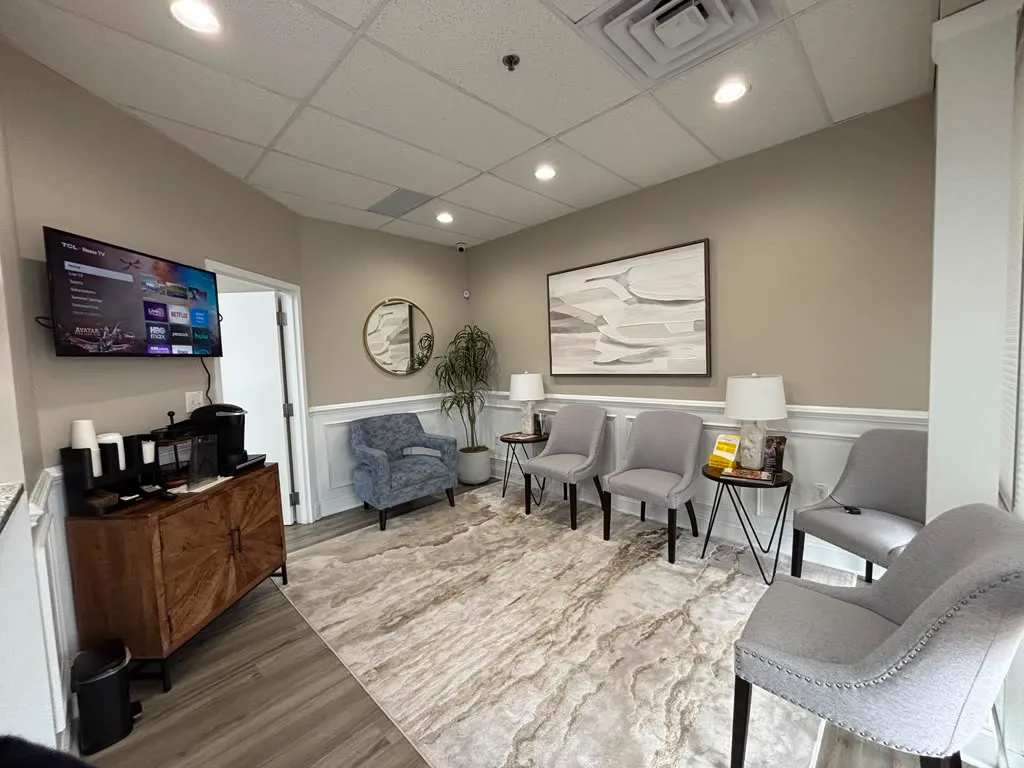 Comfortable Alpha Dental waiting room